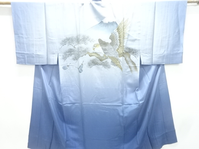 JAPANESE KIMONO / ANTIQUE MENS JUBAN / SILK / HATSUYUME